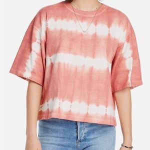 NWT LINI - Andie Tee Women’s Tie-Die Crew Neck Crop Tee - Size XS